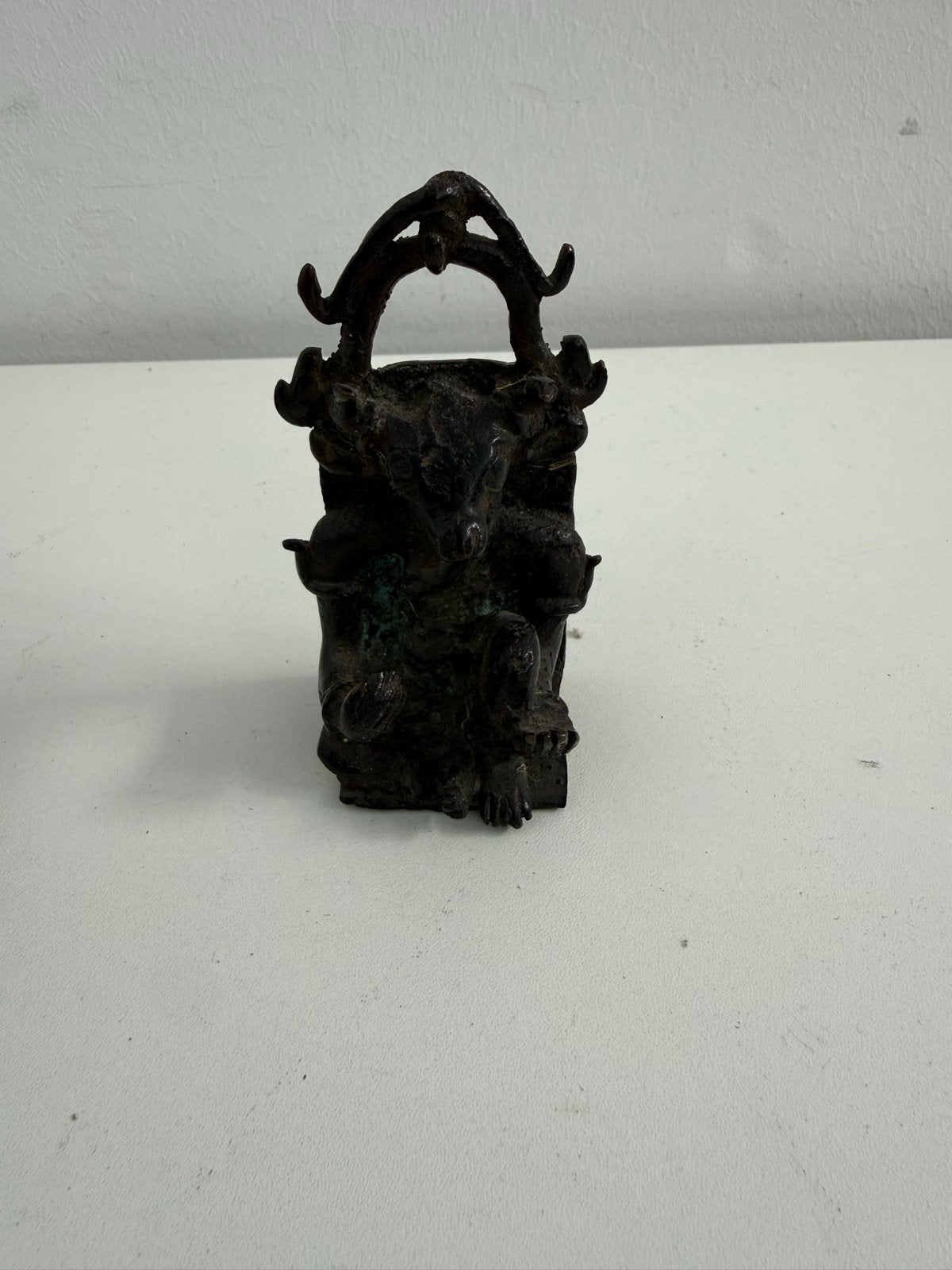 Antiek bronzen Ganesha beeldje, Antiek en Kunst, Ophalen of Verzenden