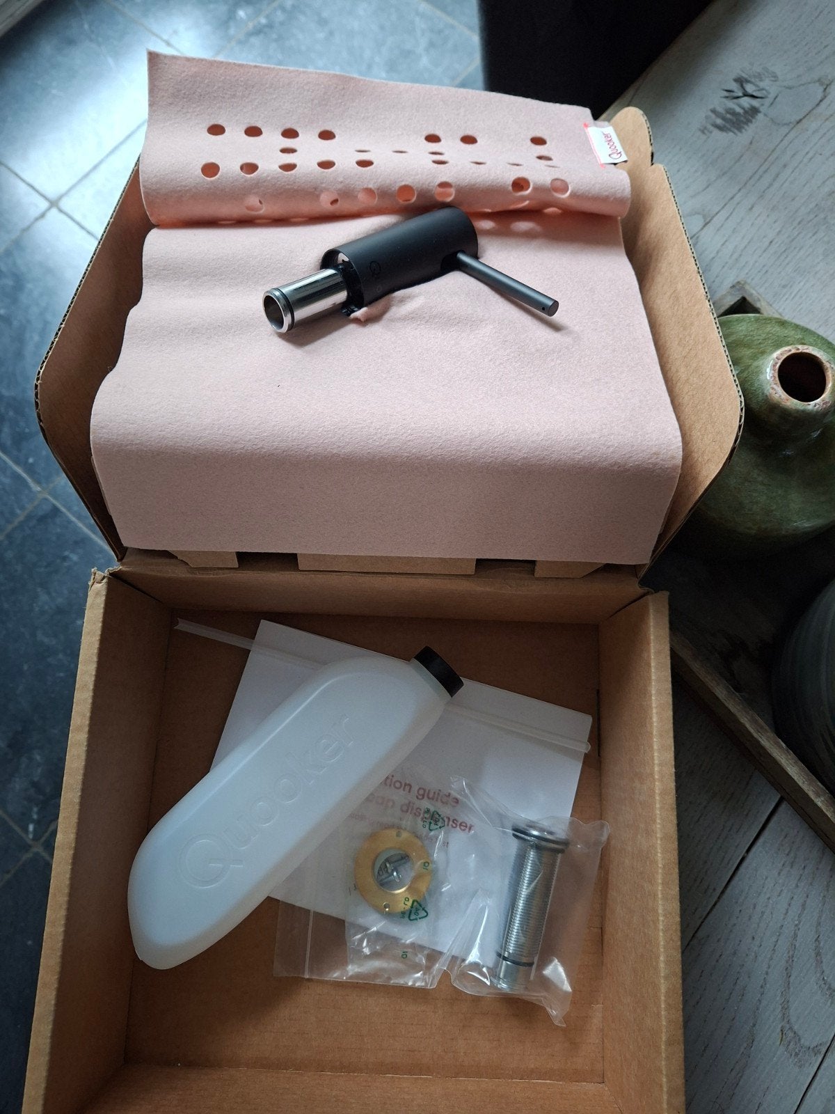 quooker zeepdispenser zwart, Ophalen, Nieuw