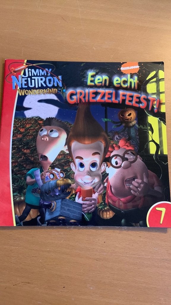 Jimmy Neutron wonderkind 7-  Een echt griezelfeest!, Eén stripboek, Ophalen of Verzenden