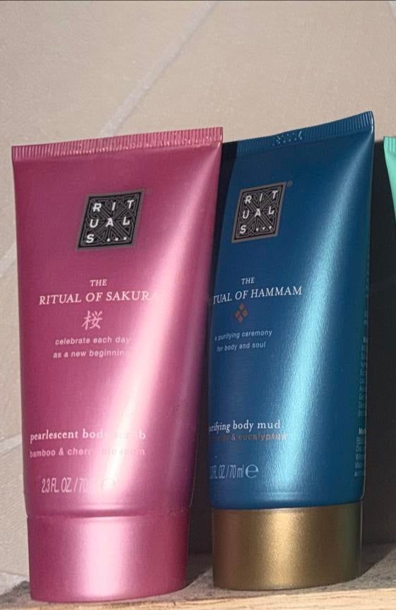Rituals Mini's Set: Sakura, Hammam & Karma, Ophalen of Verzenden, Nieuw, Bodylotion, Crème of Olie