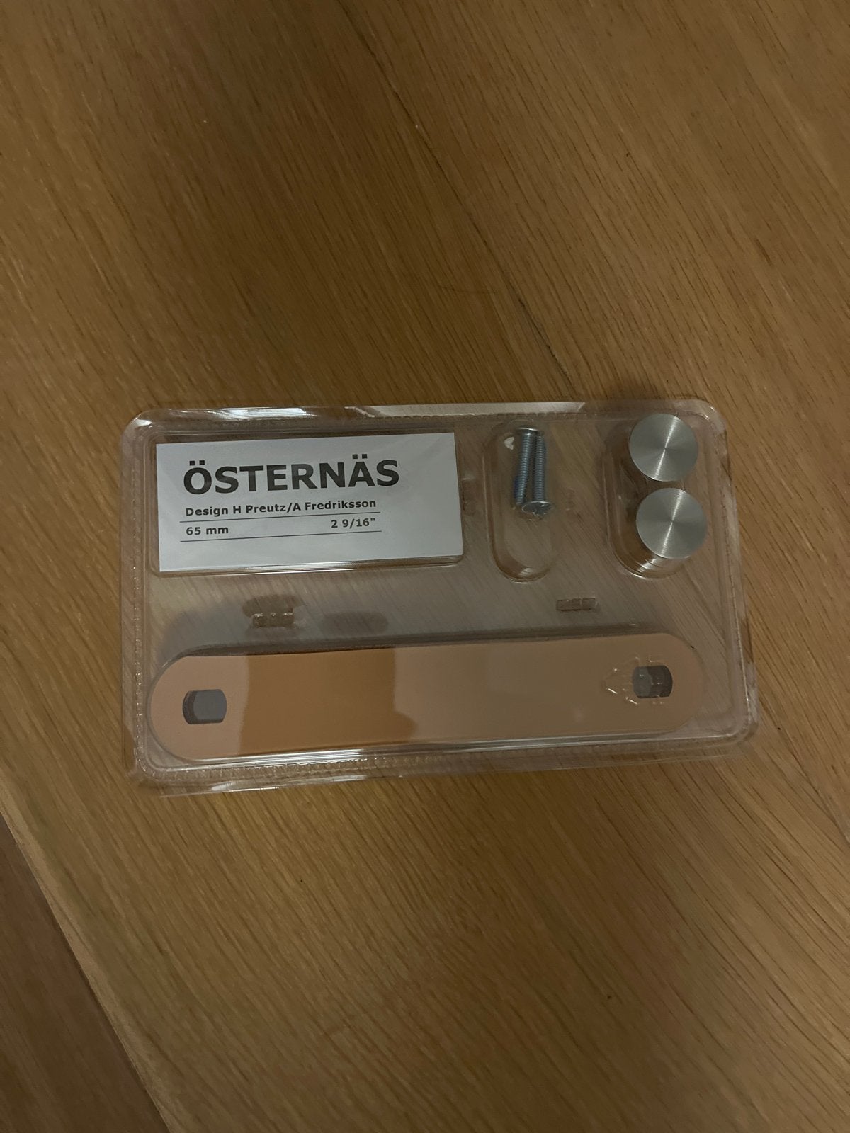 IKEA ÖSTERNÄS Leren handgreep 65 mm, Doe-het-zelf en Verbouw, Ophalen of Verzenden, Nieuw, Overige materialen, Klink of Kruk