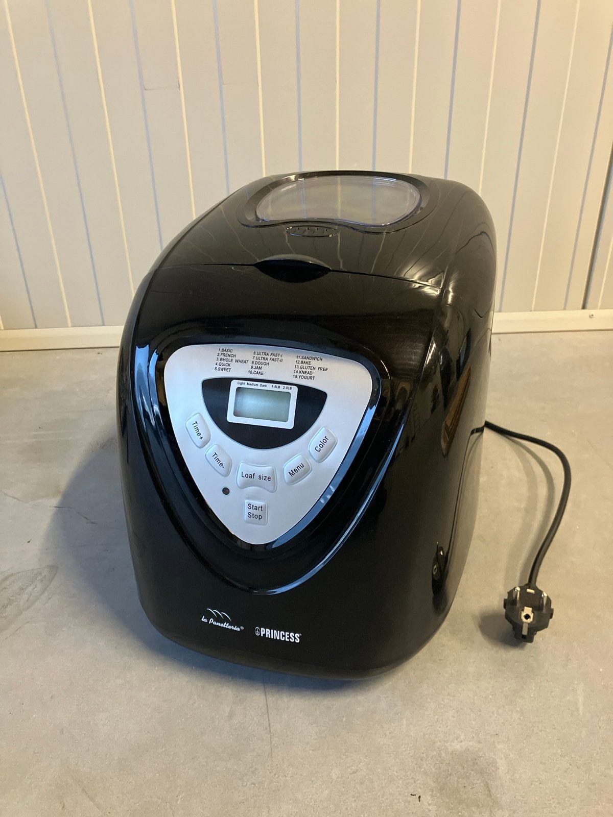 Princess Broodbakmachine - Zwart, met 15 programma's, Met timer, Meer dan 10 programma's, 800 tot 1200 gram deeg, Ophalen of Verzenden
