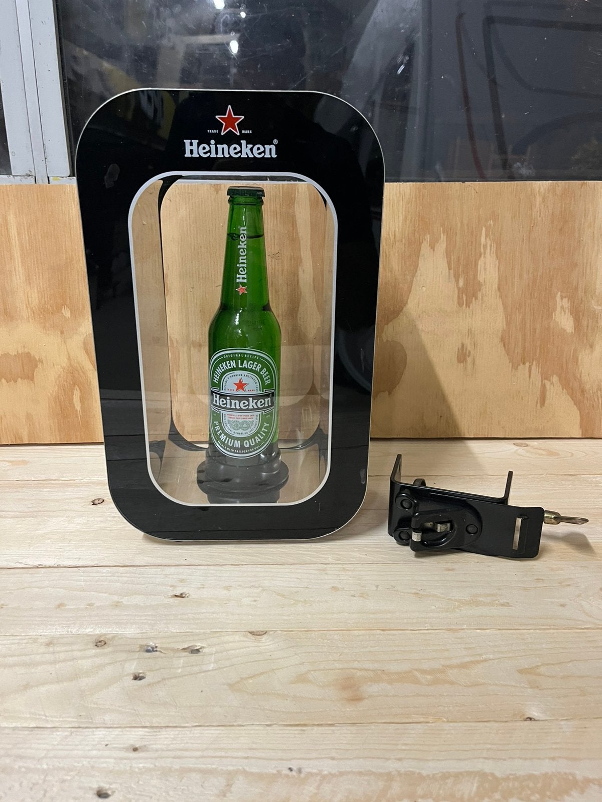 Heineken bar opener, Verzamelen, Ophalen of Verzenden, Gebruikt, Flesopener, Heineken