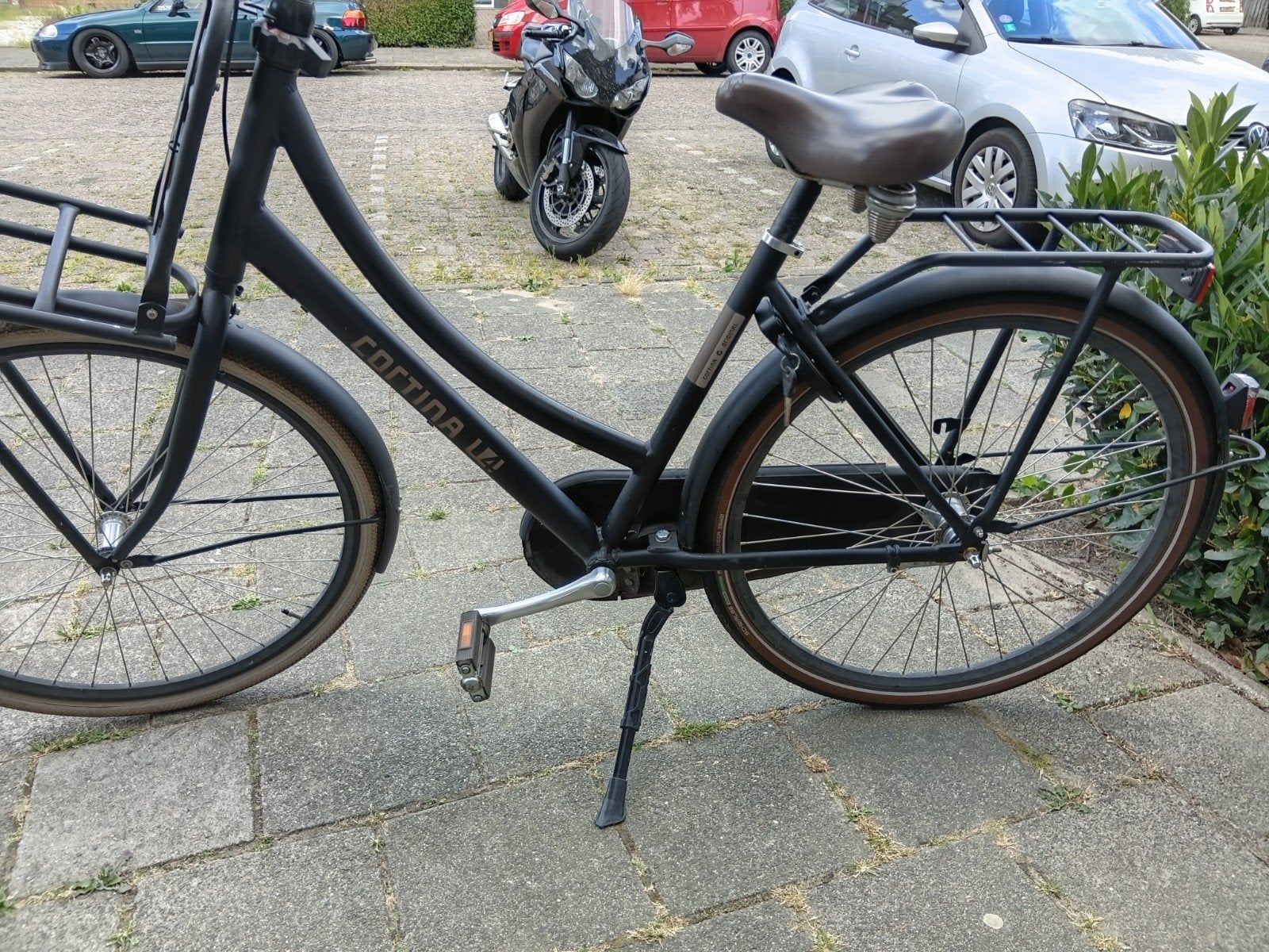 te koop zgn cortima u4, Ophalen, Terugtraprem, Cortina U4 transportfiets, 47 tot 50 cm