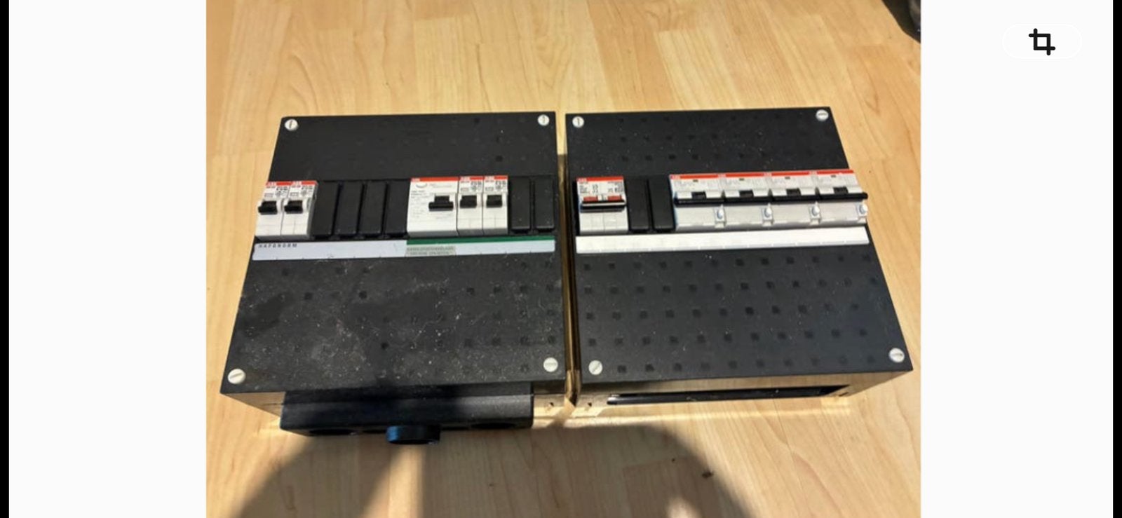 Materkast ABB, Doe-het-zelf en Verbouw, Elektra en Kabels, Ophalen of Verzenden, Zo goed als nieuw, Groepenkast
