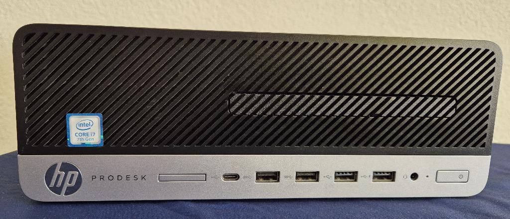 i7 Zeer Nette HP Prodesk 600 G3 SSF met  Grote SSD  Win11, Computers en Software, Desktop Pc's, Hp, Met monitor, Refurbished, Ophalen of Verzenden