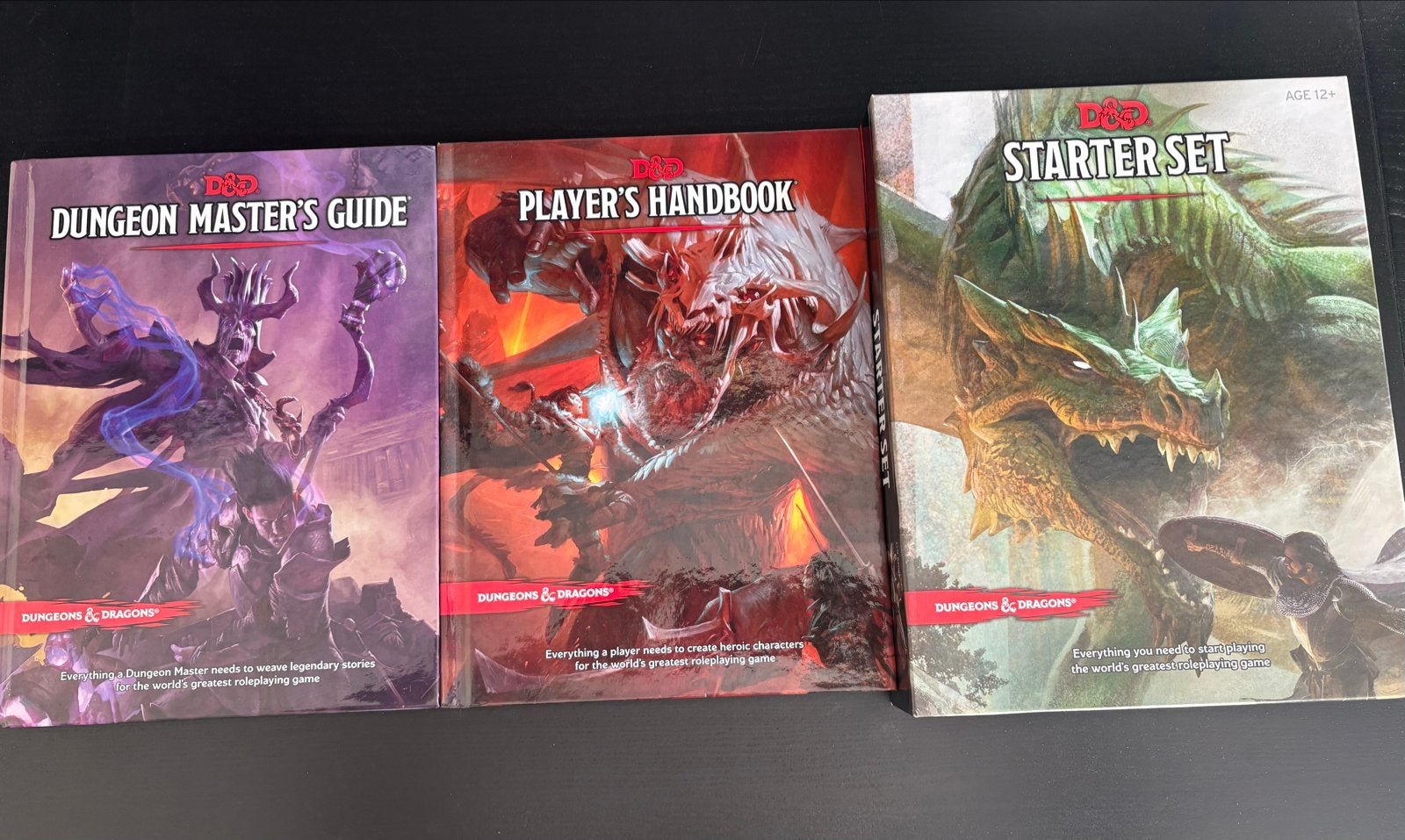 D&D Starter Set, Dungeon Master's Guide, Player's Handbook, Ophalen of Verzenden, Zo goed als nieuw