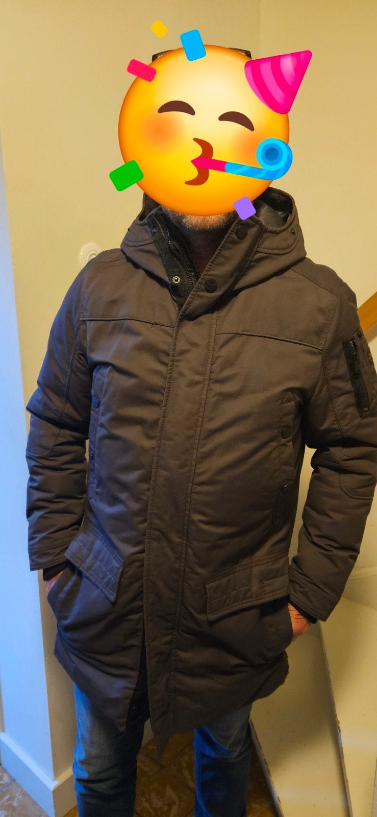 PME Legend Ice Pilot Winterjas Maat L, Maat 52/54 (L), Bruin, Ophalen of Verzenden, Zo goed als nieuw