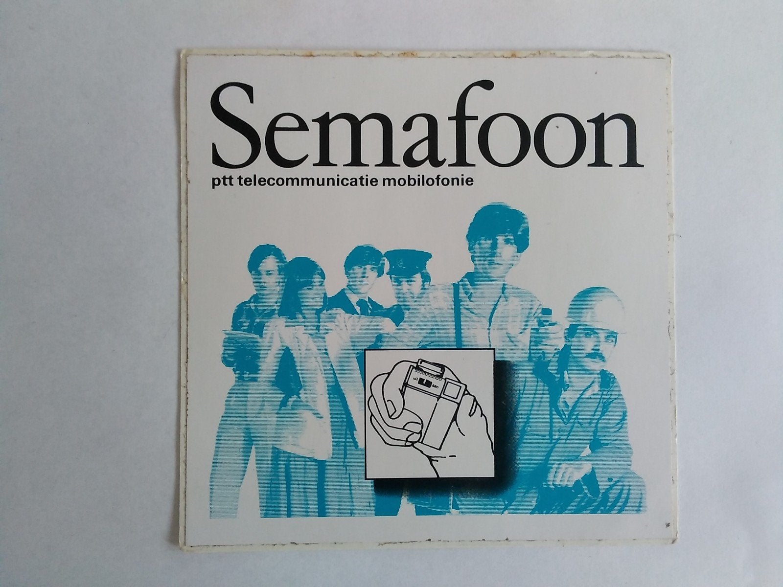 Sticker PTT Telecommunicatie Mobilofonie Semafoon, Verzenden, Zo goed als nieuw
