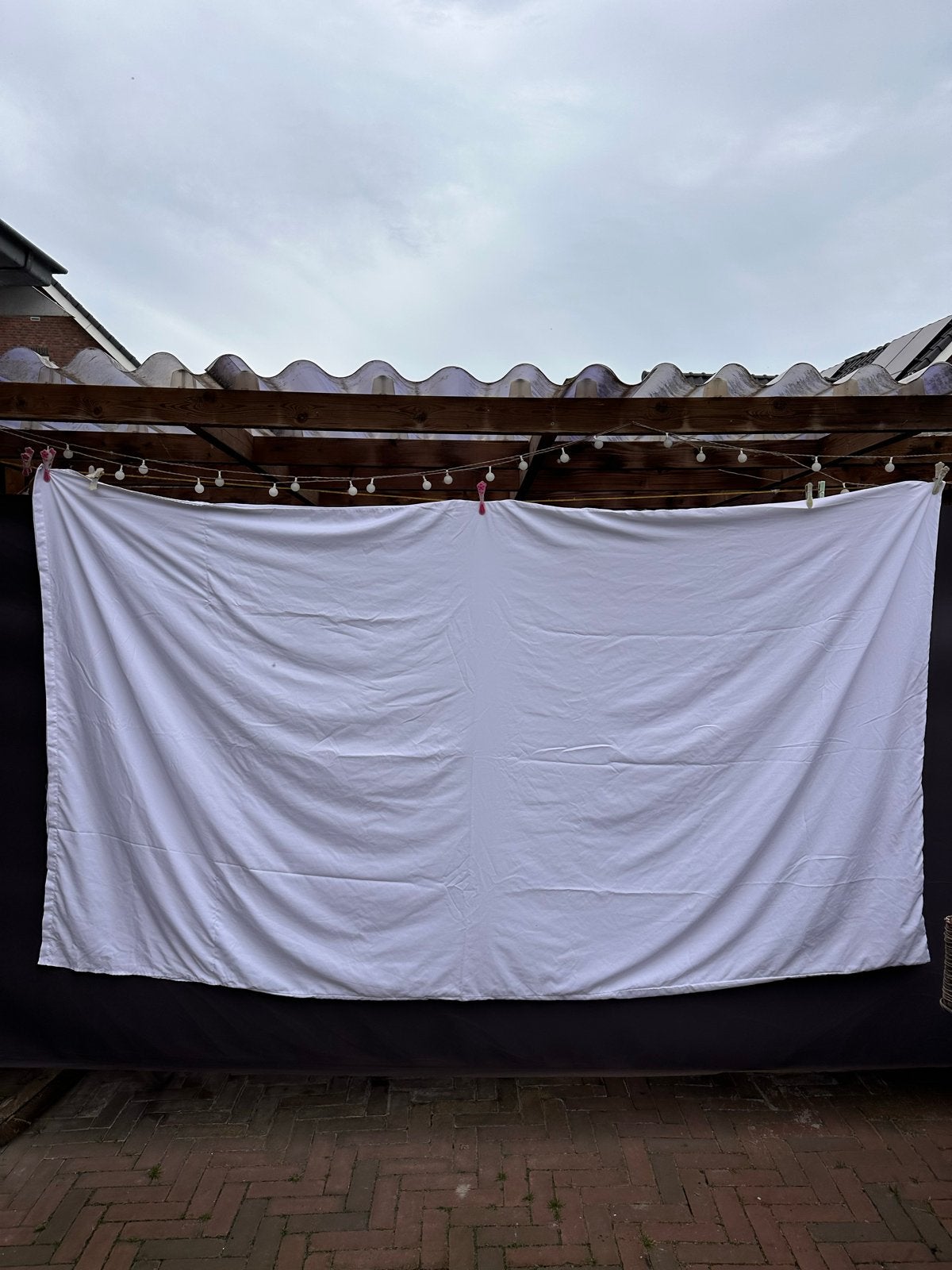 Optidee Dekbedovertrek Wit 140x200 met instopstrook, Huis en Inrichting, Slaapkamer | Beddengoed, Eenpersoons, Wit, Dekbedovertrek