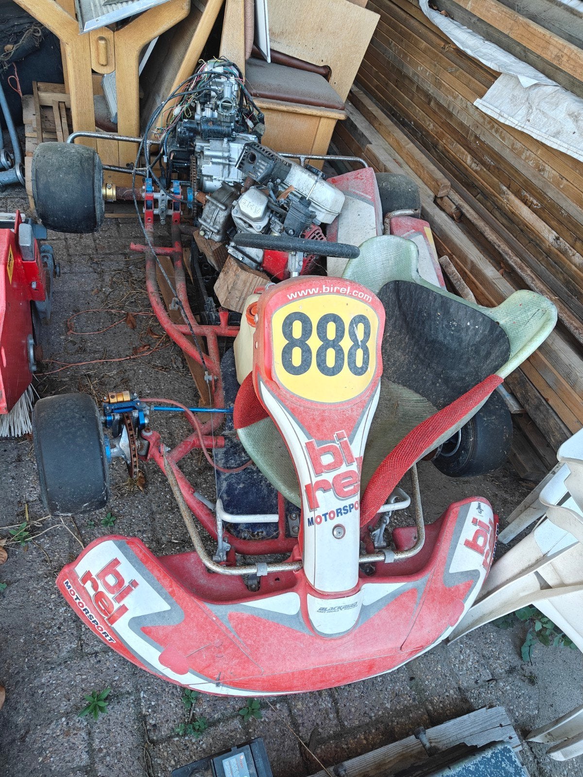 Kart onderdelen, 3 Honda motoren en nieuwe banden, Sport en Fitness, Ophalen
