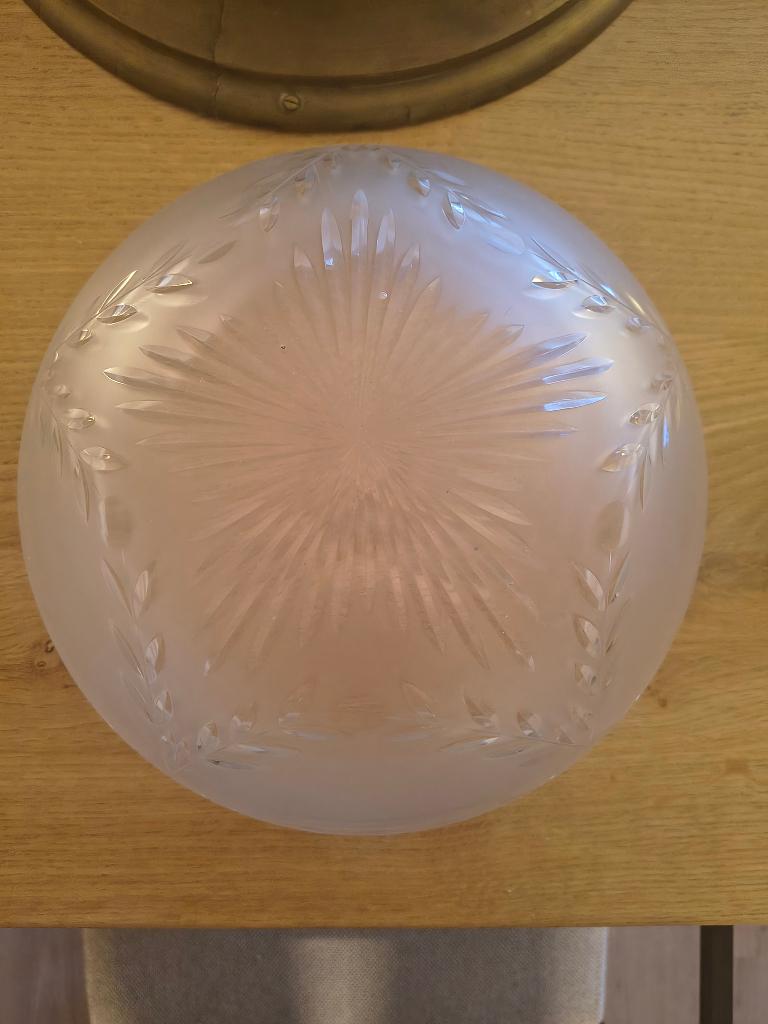plafondlamp  plafonniere, Ophalen, Gebruikt, Glas