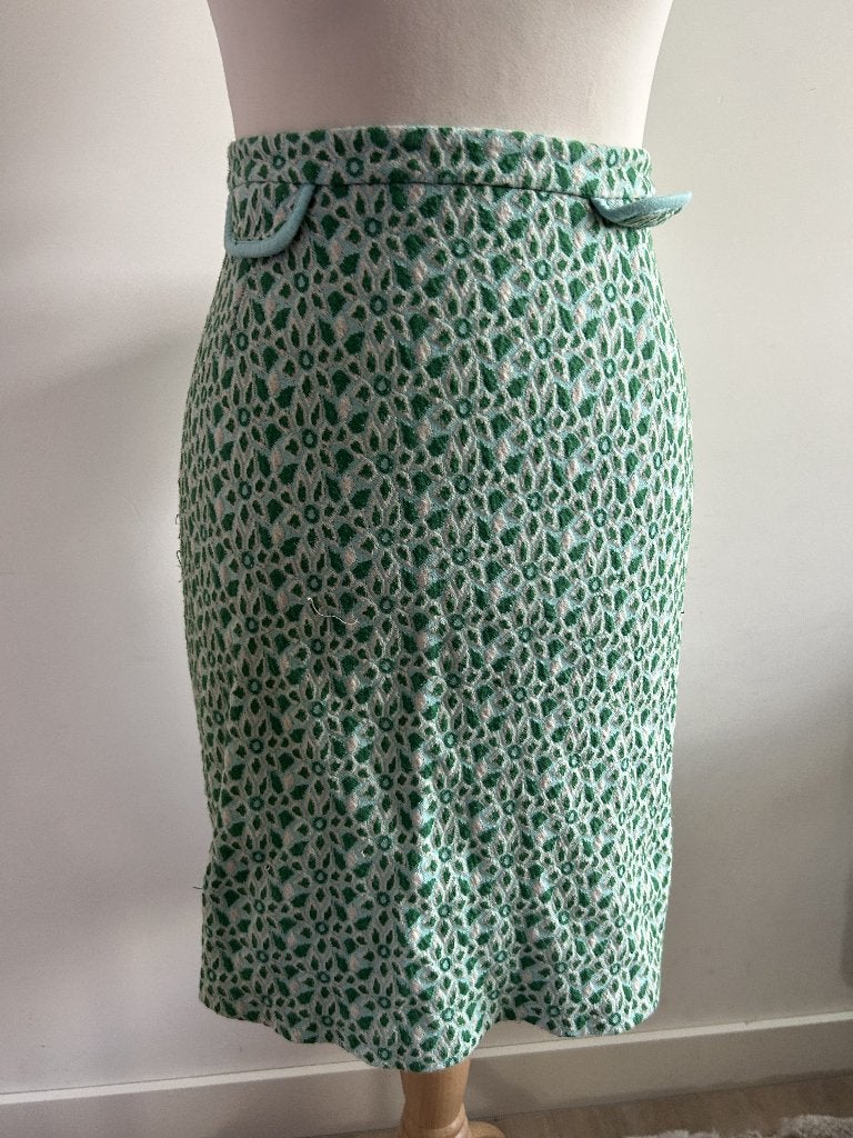 King Louie maat L mintgroene koker rok 3221, Kleding | Dames, Rokken, Maat 42/44 (L), Ophalen of Verzenden, Zo goed als nieuw