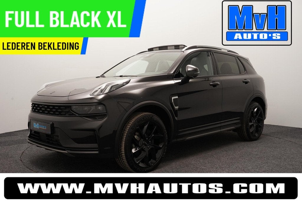 Lynk & Co 01 1.5 PHEV|FULL BLACK XL|LEER|ZWARTE.HEMEL|SOH97%, Auto's, Lynk & Co, Bedrijf, Te koop, 360° camera, ABS, Achteruitrijcamera
