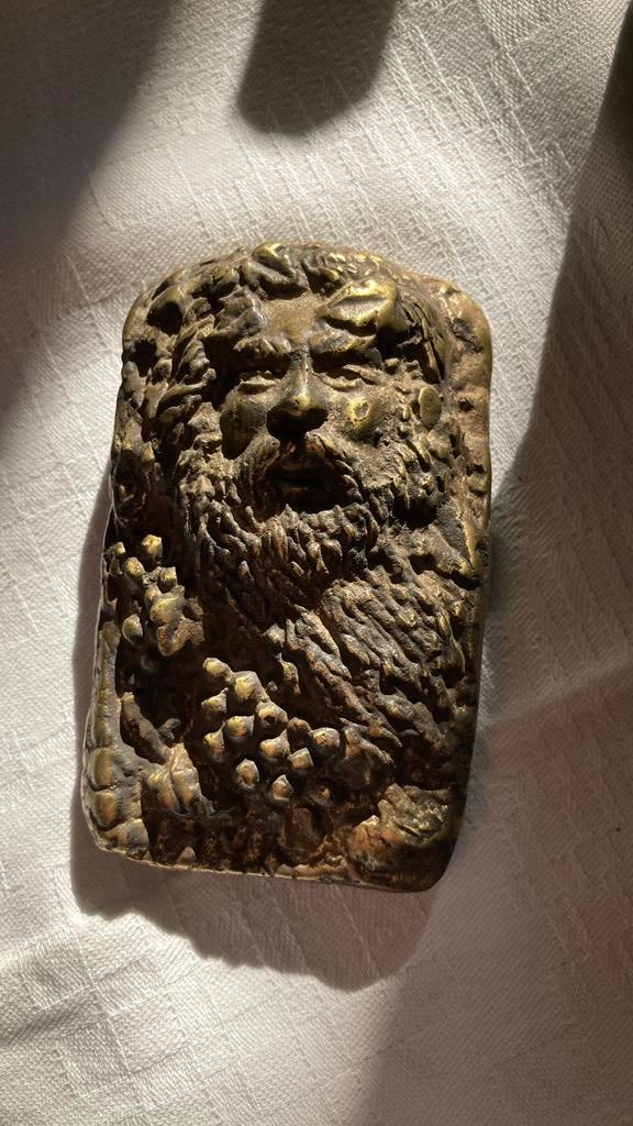 Dionysus / Ross Holidays brons presse papier, Ophalen of Verzenden