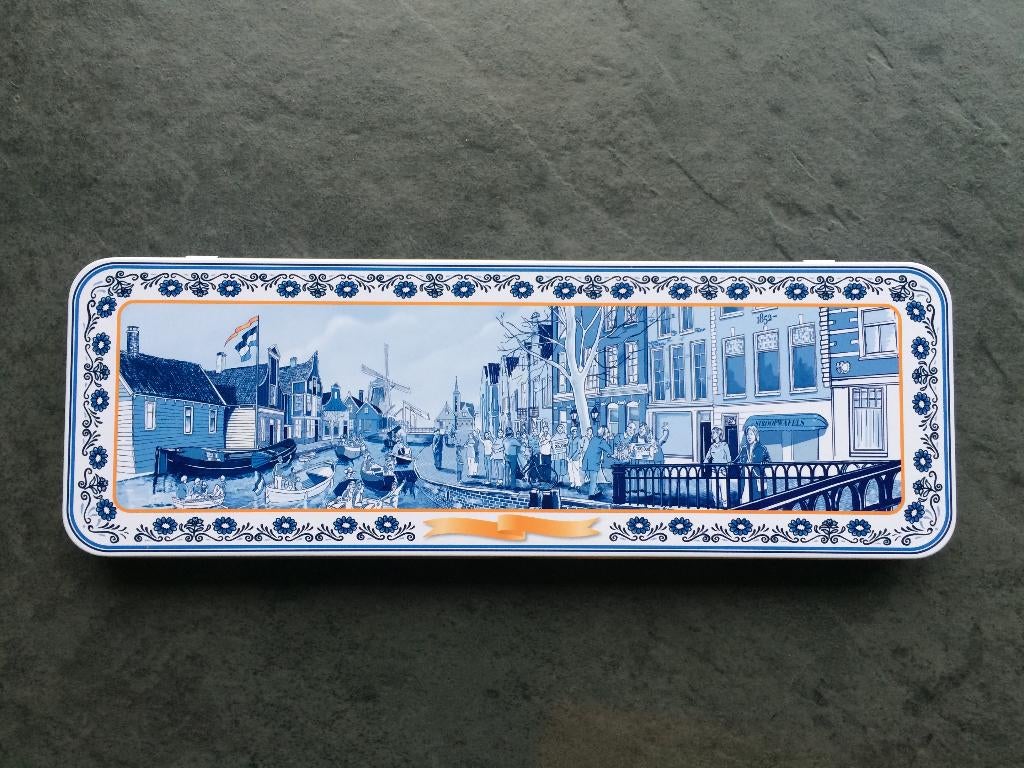 Een stroopwafelblik van de postcodeloterij., Verzamelen, Ophalen of Verzenden, Nieuw, Overige