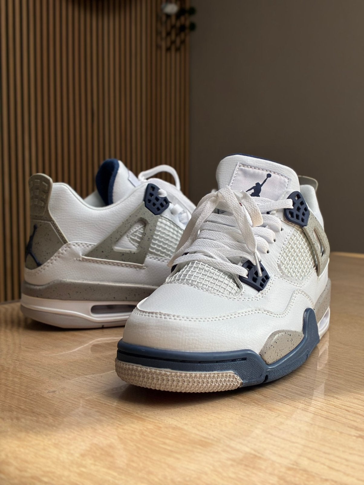 Jordan 4 retro midnight navy white, Kleding | Heren, Schoenen, Wit, Nieuw, Ophalen of Verzenden, Sneakers of Gympen