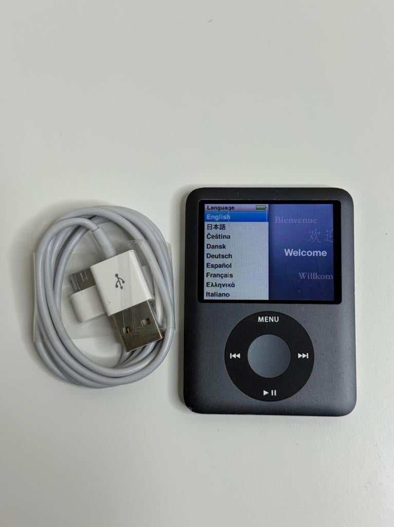 Apple iPod Nano 3 Space Grey 8GB, Audio, Tv en Foto, Mp3-spelers | Apple iPod, Gebruikt, Zwart, Ophalen of Verzenden, Nano