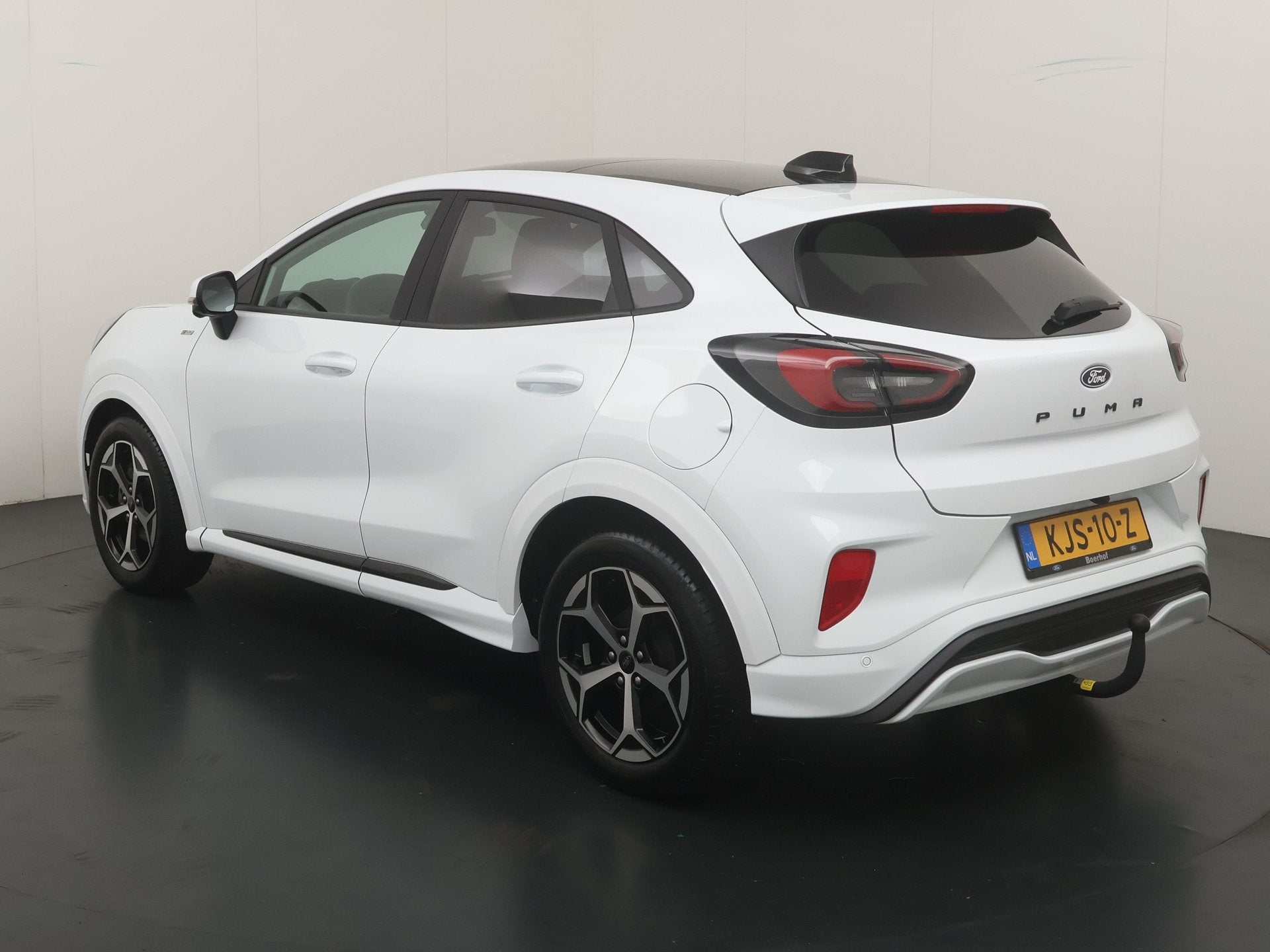 Ford Puma EcoBoost 125 pk Hybrid ST-Line | Trekhaak | Winter, Auto's, 12 maanden, Wit, Bedrijf, Hybride Elektrisch/Benzine