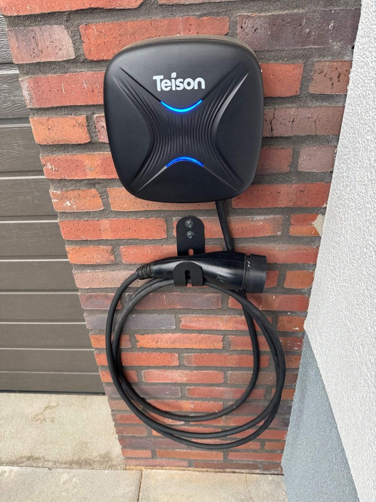 Teison Laadpaal met vaste kabel - Zo goed als nieuw, Ophalen, Zo goed als nieuw, Laadpaal en Laadkabel