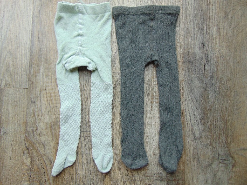 Set 2x maillots Zara maat 68 / 74 donker grijs + mint groen, Nacht- of Onderkleding, Meisje, Ophalen of Verzenden, Zo goed als nieuw