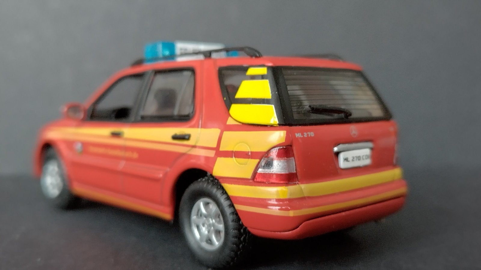 Mercedes Benz ML Feuerwehr 1:43 Eaglemoss Pol, Overige merken, Auto, ., Nieuw