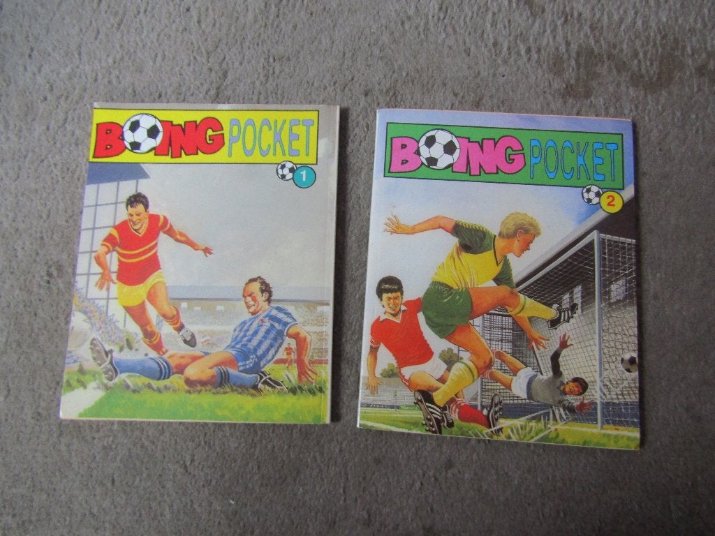 2 boekjes: Boing pocket 1 en 2, Meerdere stripboeken, Ophalen of Verzenden, Gelezen