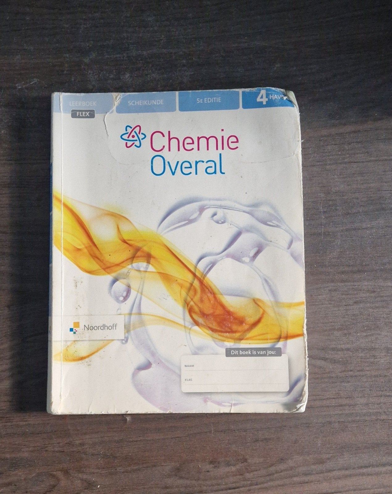 Chemie Overal 4 havo, Ophalen of Verzenden, Nieuw, Overige niveaus, Nederlands
