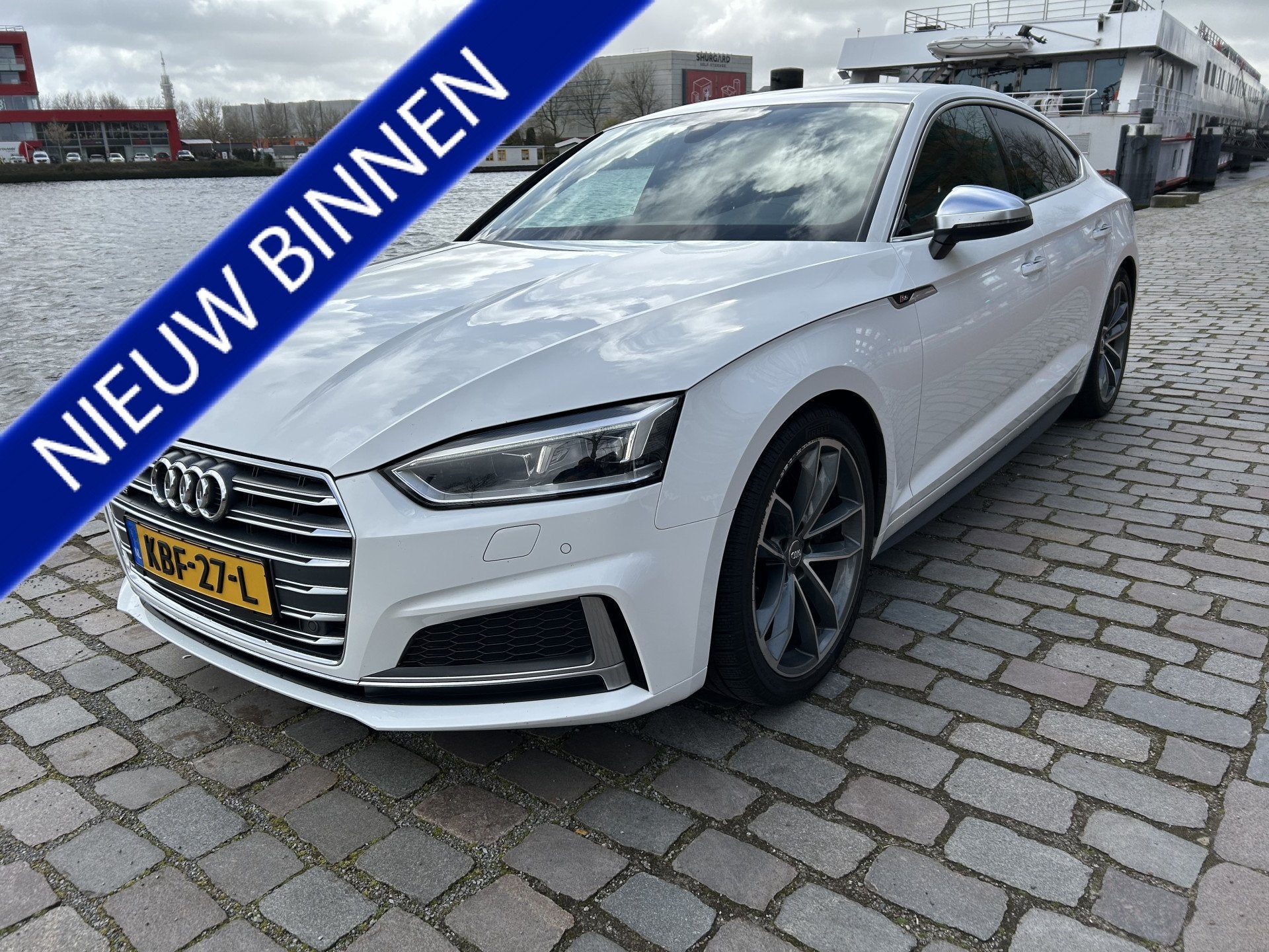 Audi S5 Sportback 3.0 TFSI S5 quattro Pro Line Plus keurige, Auto's, Audi, Gebruikt, 2995 cc, Wit, Bedrijf