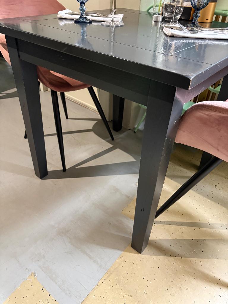 Teak tafels 80 bij 80 cm, Huis en Inrichting, Tafels | Eettafels, Ophalen, Gebruikt, 50 tot 100 cm, Teak stijl
