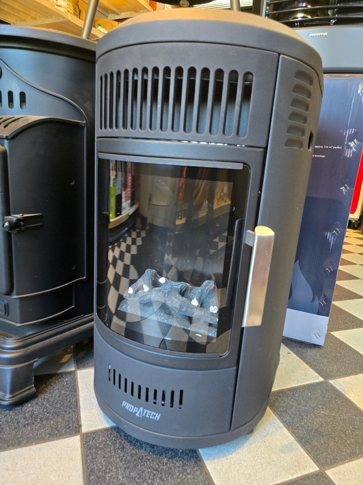 Mobiele Gaskachel met Thermostaat, Ophalen, Gas, Nieuw, Vrijstaand