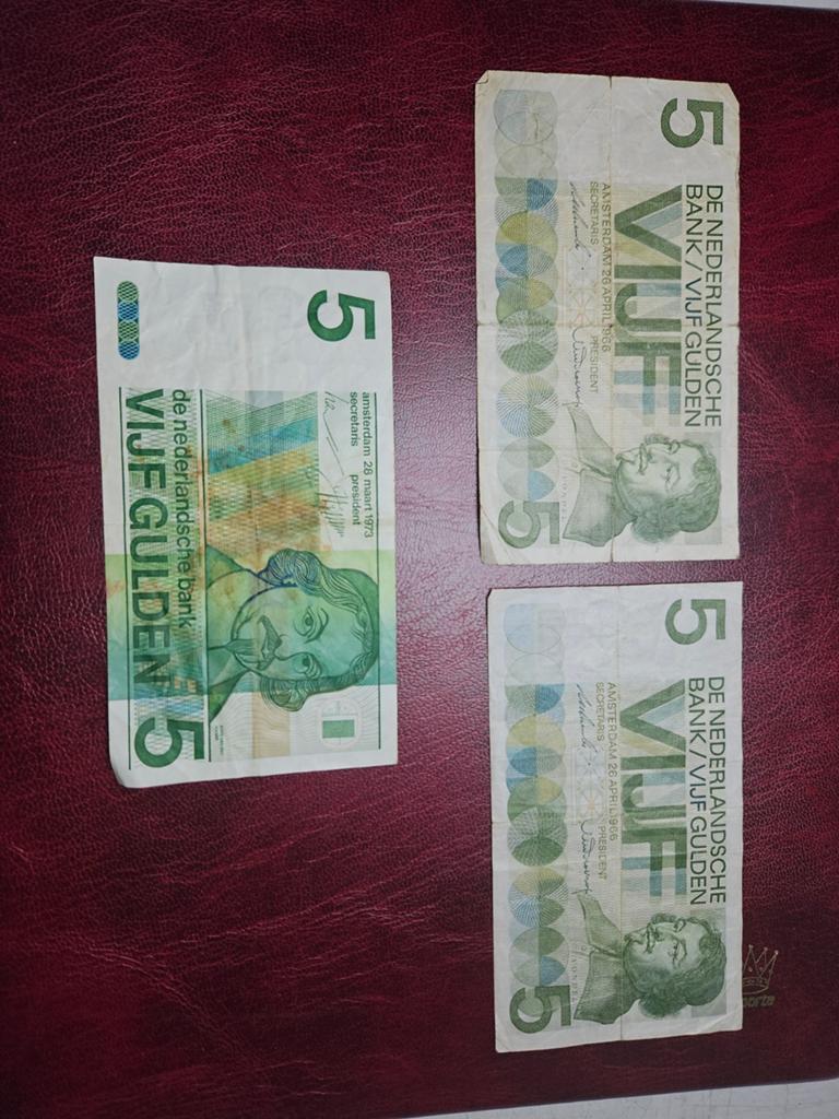 Bankbiljetten Nederland, Postzegels en Munten, Bankbiljetten | Nederland, Ophalen of Verzenden, 5 gulden