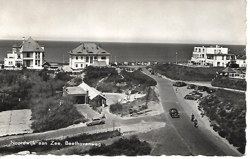 Noordwijk aan Zee- -Beethovenweg., Verzenden, 1940 tot 1960, Gelopen, Zuid-Holland