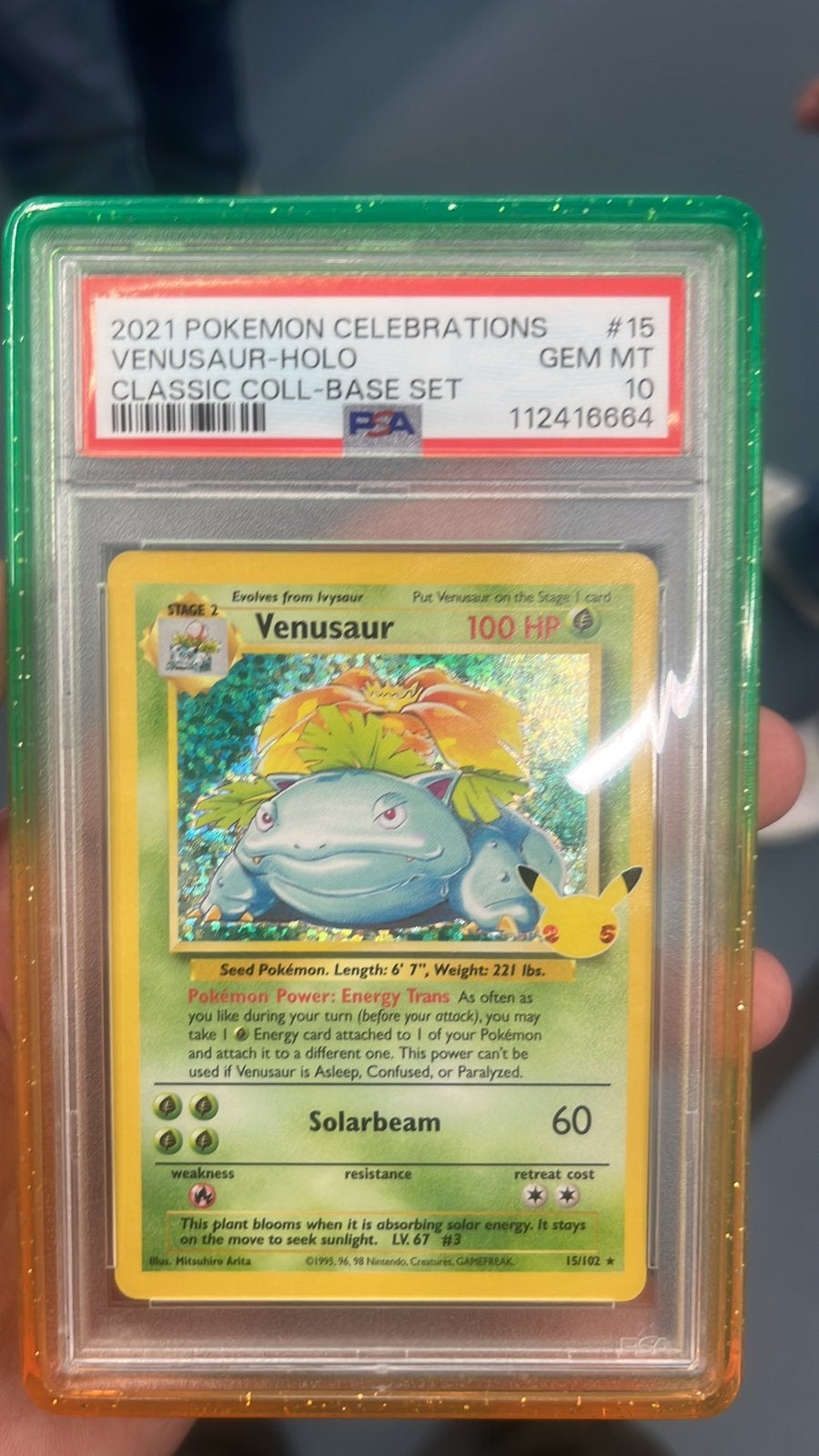 Venusaur psa 10, Ophalen of Verzenden, Nieuw