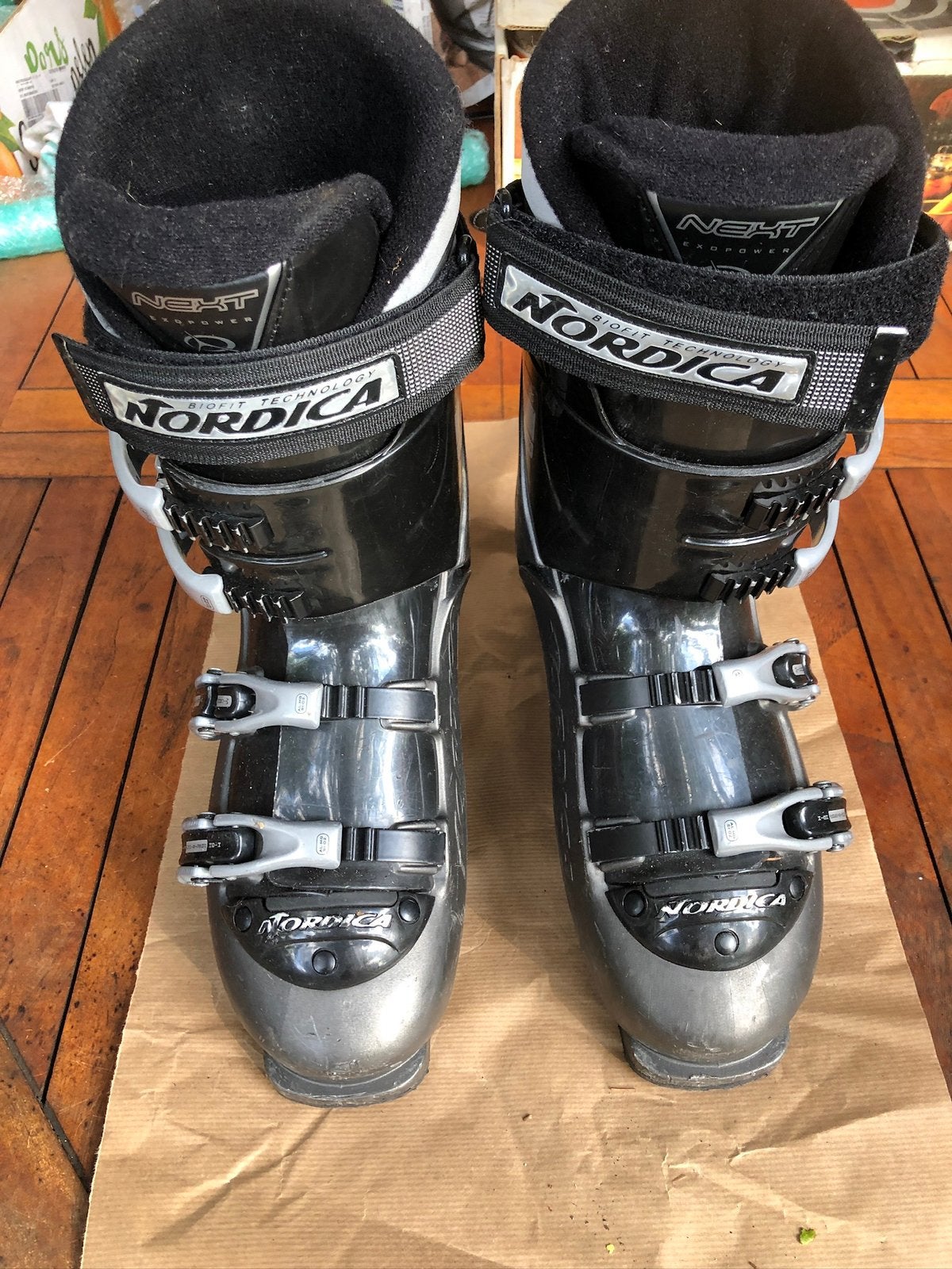t.k.Nordica Exopower Next 5.0 skischoenen MP 28-28,5, 160 tot 180 cm, Gebruikt, Schoenen, Ophalen of Verzenden