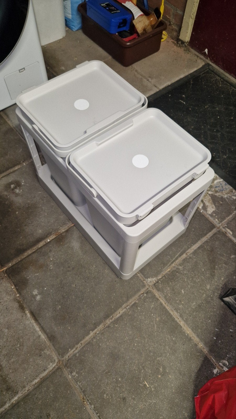 Ikea Hållbar prullenbak - Zo goed als nieuw, Ophalen, Kunststof, Met deksel, Overige typen