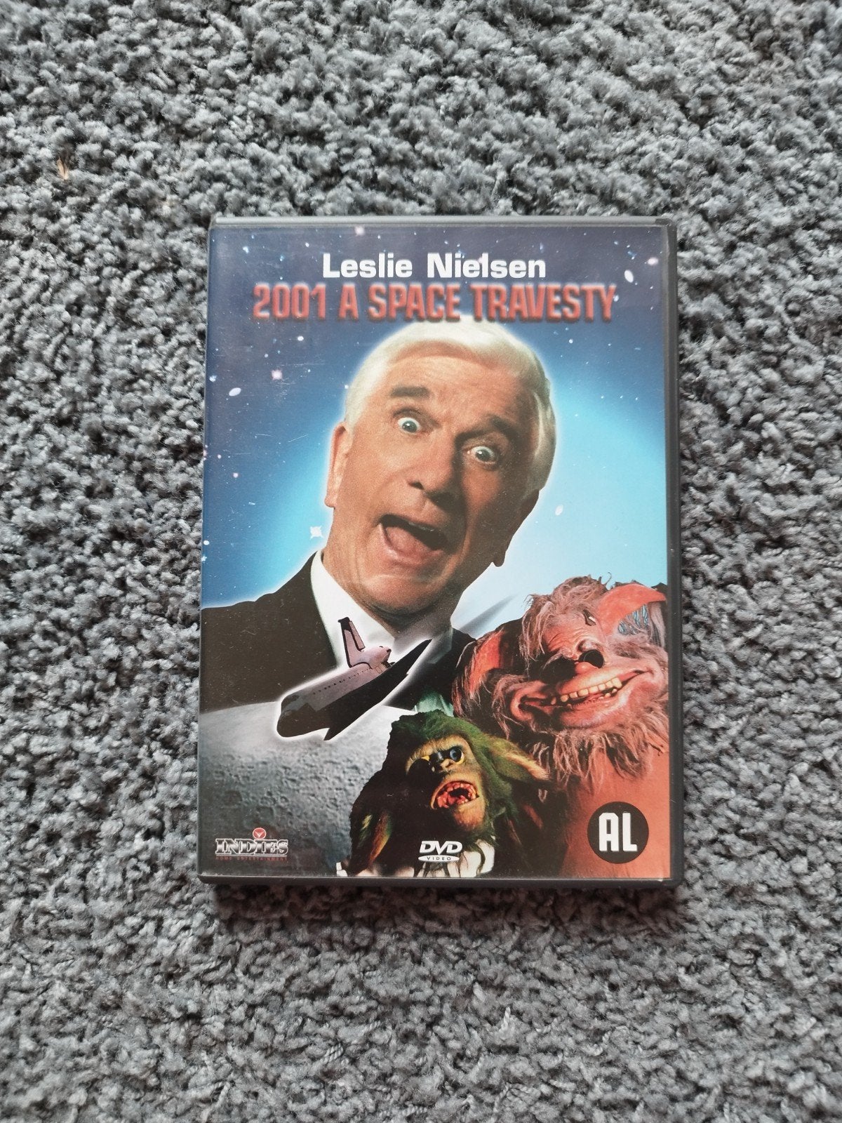 Leslie Nielsen - 2001 a space travesty, Cd's en Dvd's, Dvd's | Avontuur, Alle leeftijden, Ophalen of Verzenden, Zo goed als nieuw