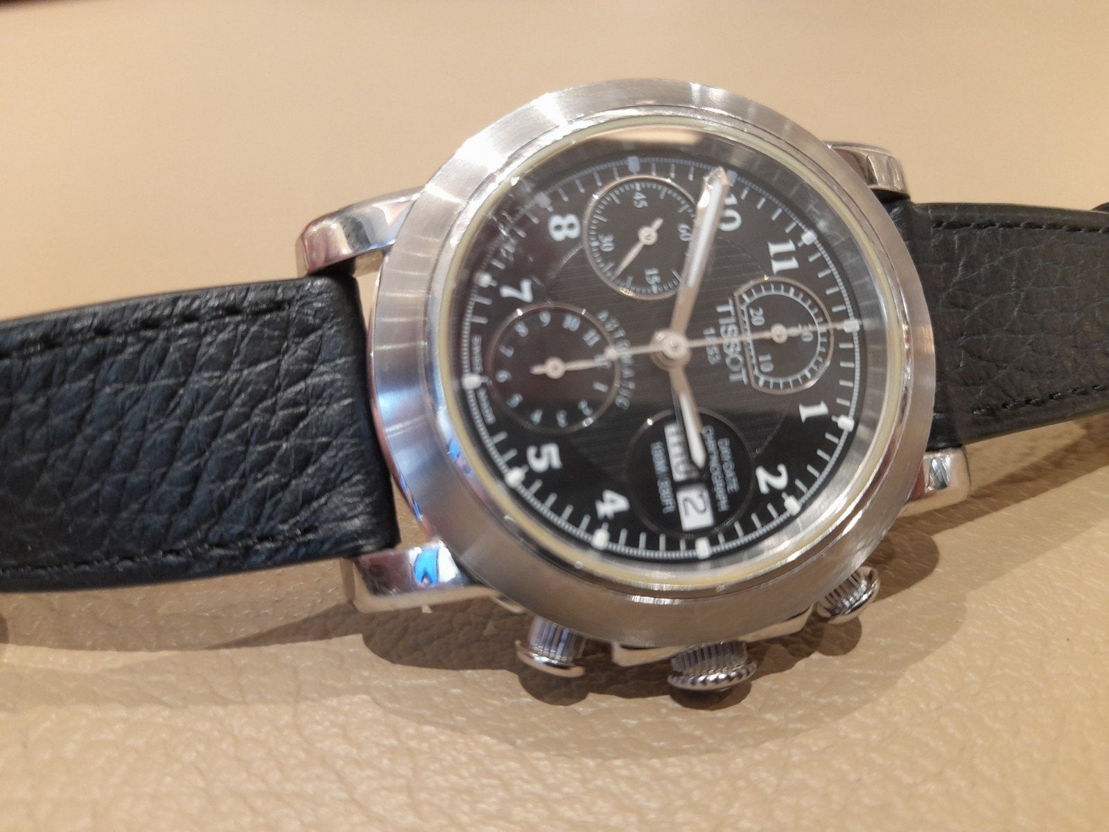 TISSOT AUTOMAAT, Ophalen of Verzenden, Zo goed als nieuw, Staal, Overige merken