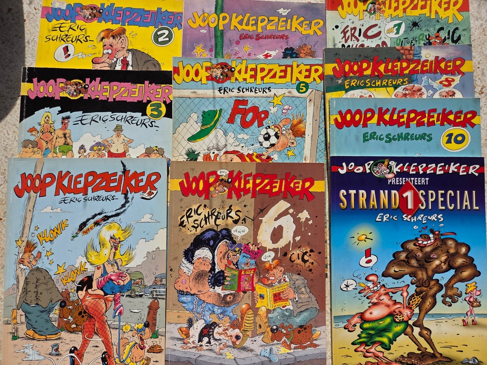 joop klepzeiker(10x)  2 t/m 10+strrandspecial, Complete serie of reeks, Ophalen of Verzenden, Zo goed als nieuw