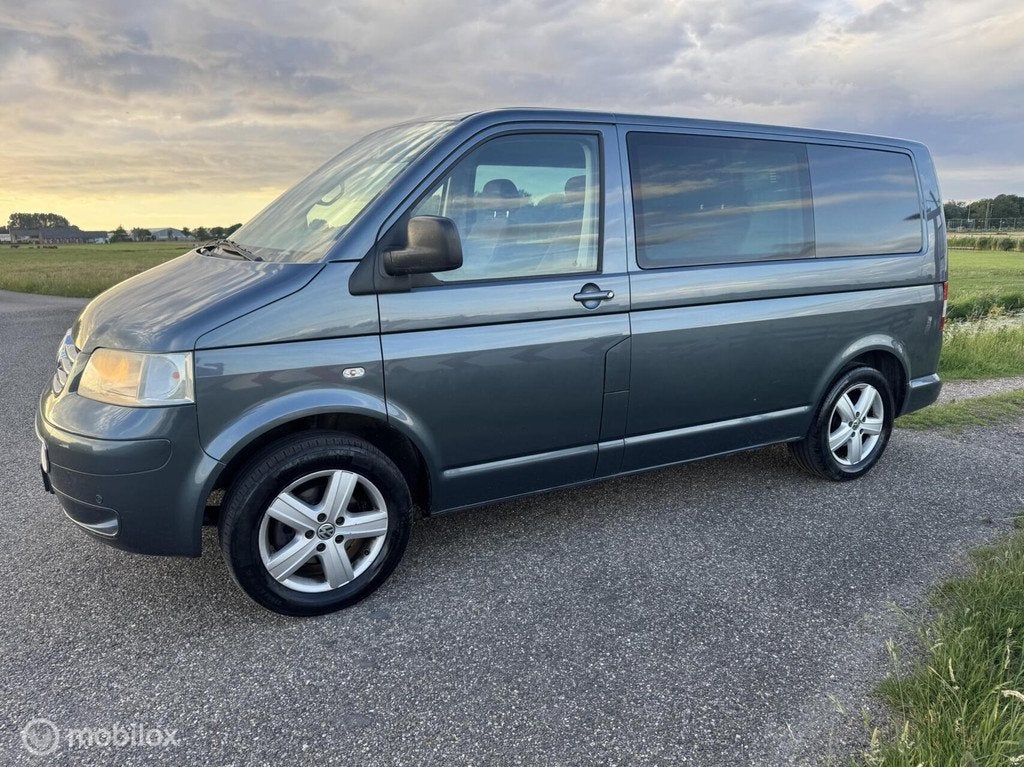 Volkswagen Transporter 2.5 TDI 300 4M Budgetline DC, Auto's, Volkswagen, 2500 kg, Origineel Nederlands, Bedrijf