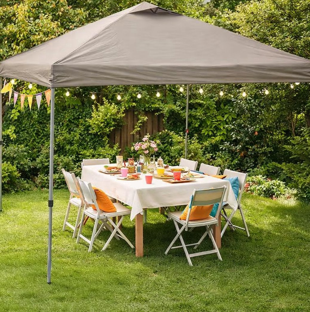 Partytent easy up nieuw taupe, Ophalen of Verzenden, Zo goed als nieuw, Minder dan 5 meter