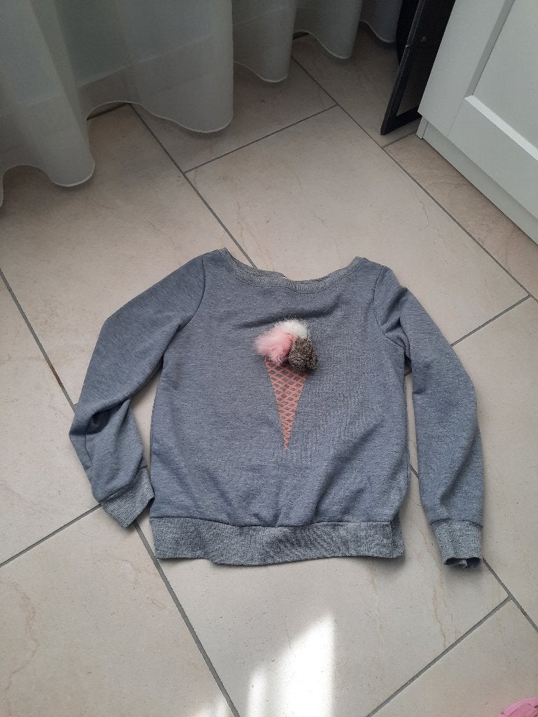 sweater met leuke voorkant, L & L, Ophalen of Verzenden, Zo goed als nieuw, Maat 36 (S)