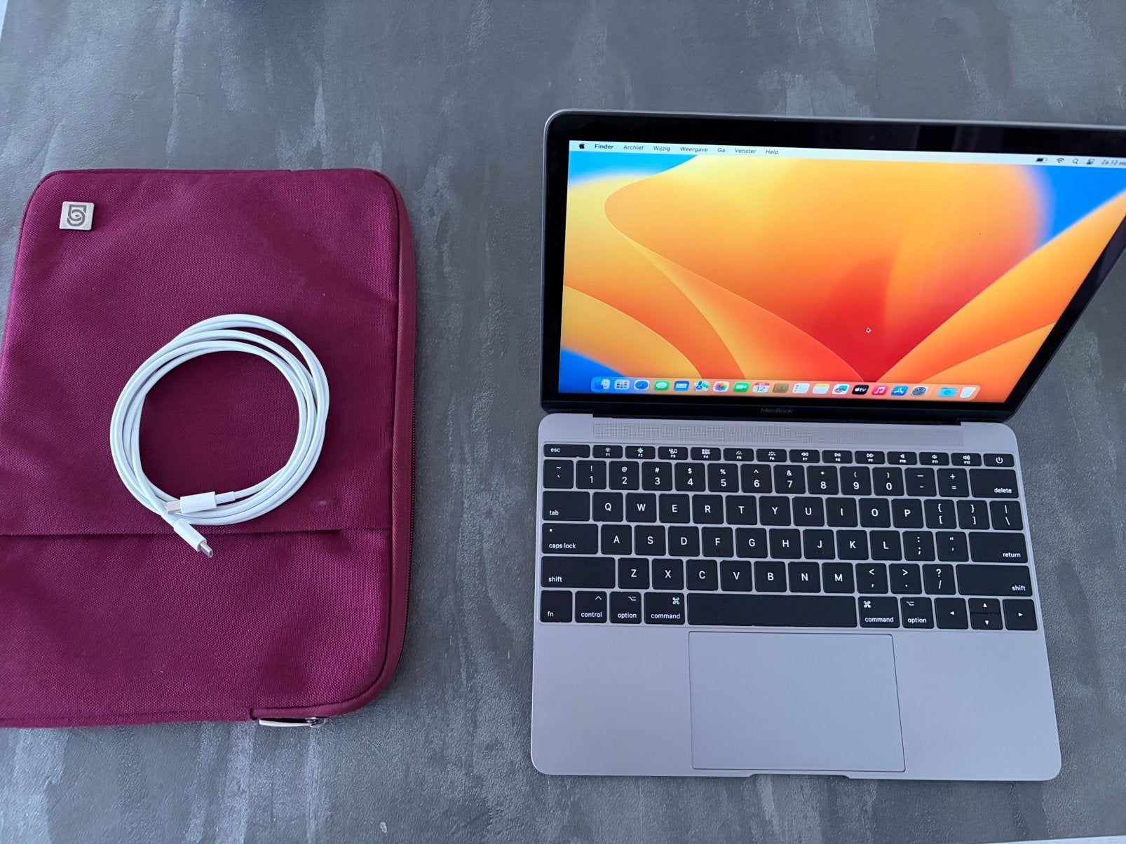 MacBook 12 inch, Computers en Software, Ophalen, Gebruikt, 256 GB, Qwerty