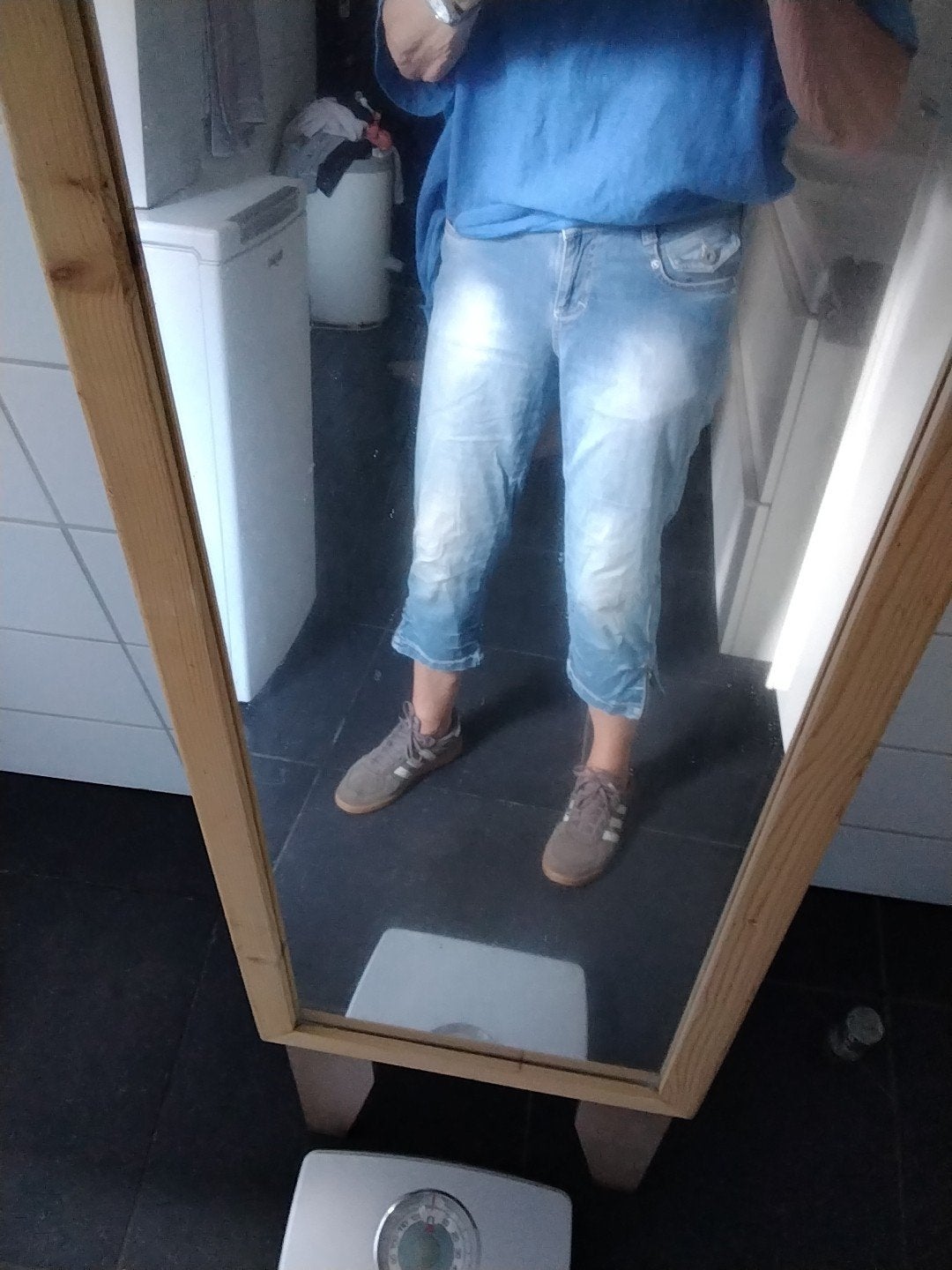 Spijkerobroek van Bandolera maat 40, Maat 38/40 (M), Blauw, Ophalen of Verzenden, Driekwart