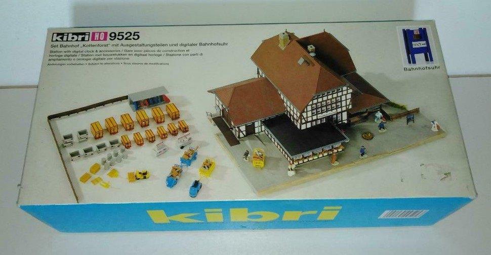 Kibri H0 9525 -Bouwpakket Station Kottenforst in ovp, Hobby en Vrije tijd, Overige merken, Gelijkstroom of Wisselstroom, Brug, Tunnel of Gebouw