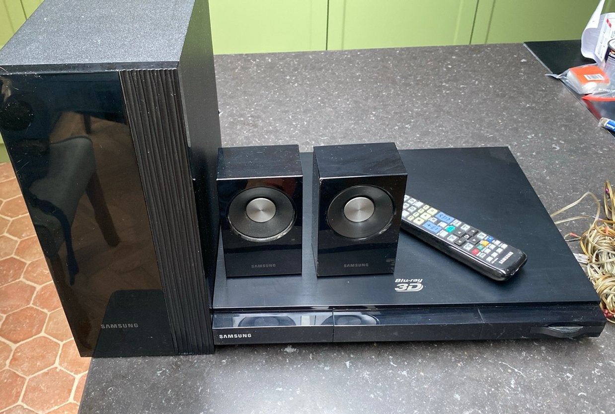 Samsung DVD Speler met 3D Blu-ray en Speakers, Ophalen, Gebruikt, Dvd-speler, Samsung
