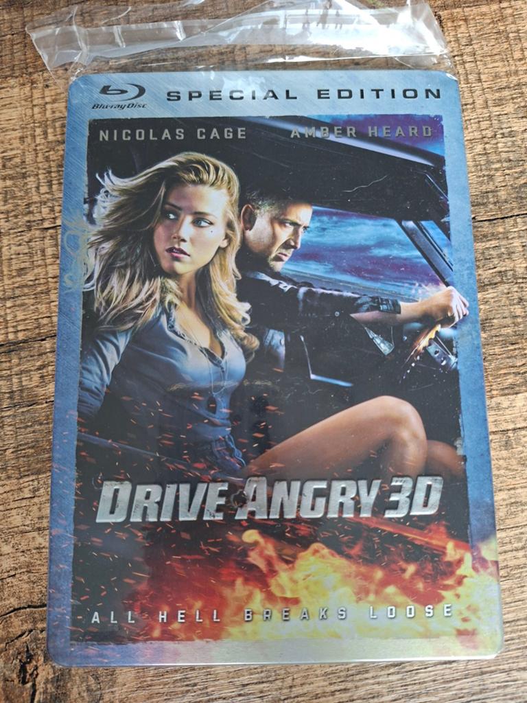 Drive Angry 3D Blu-ray Special Edition (Nicolas Cage), Cd's en Dvd's, Blu-ray, Ophalen of Verzenden, Zo goed als nieuw, Actie