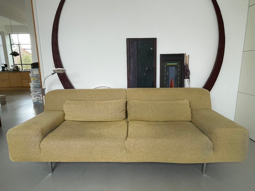Tweezitsbank Molteni te koop, Overige materialen, Gebruikt, Tweepersoons, 75 tot 100 cm