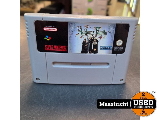 Addams Family Super Nintendo | SNES Game, Spelcomputers en Games, Nintendo, Zo goed als nieuw, Support@nintendo.com, 11-1 Hokotate-cho, Kamitoba, Minami-ku
Kyoto 601-8501
Japan