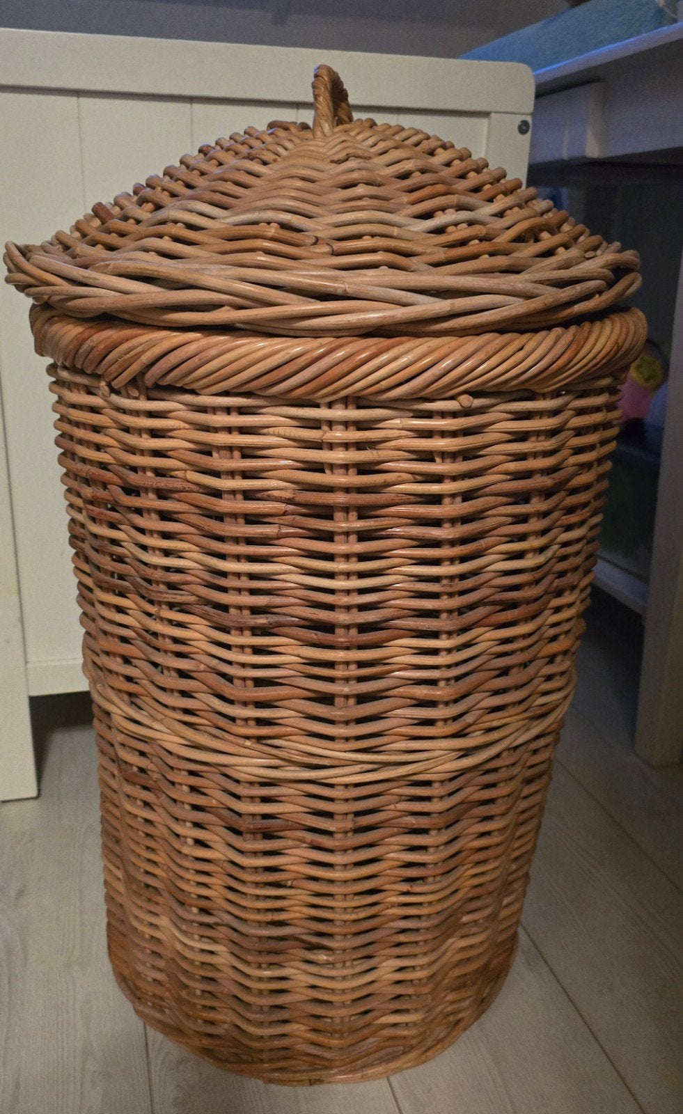 Grote rotan mand, Ophalen of Verzenden, Rond, Riet